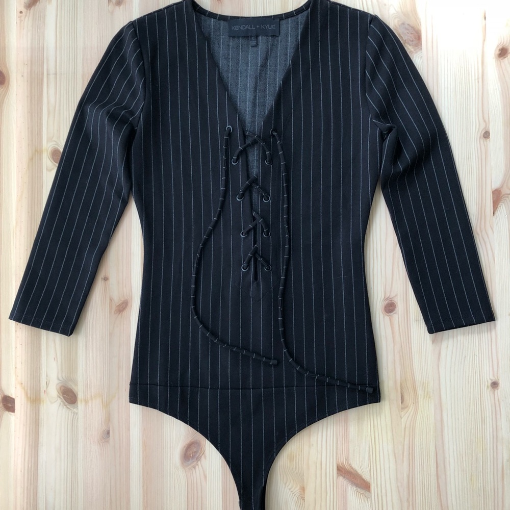 Kendall & Kylie - Lace Up Bodysuit